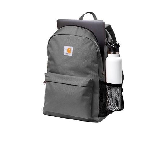 Carhartt canvas classic laptop gray zip travel work backpack - Picture 4 of 5
